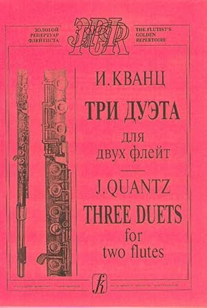 Image du vendeur pour Three Duets for Two Flutes (average and senior forms) mis en vente par Ruslania