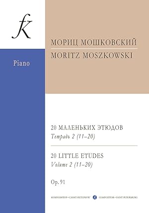 Bild des Verkufers fr 20 Little Studies for piano. Op. 91. Volume II (XI-XX) (junior and average forms) zum Verkauf von Ruslania