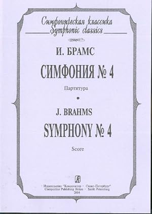 Symphony No. 4. Opus 98. Pocket Score.