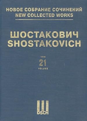 Bild des Verkufers fr New collected works of Dmitri Shostakovich. Vol. 21. Symphony No. 6. Op. 54. Arranged for piano four hands zum Verkauf von Ruslania