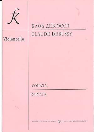 Sonata for violoncello and piano. Piano score and part