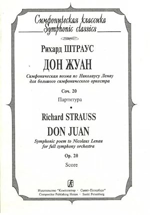 Don Juan. Symphonic poem to Nicolaus Lenau for full symphony orchestra. Op. 20. Pocket Score.