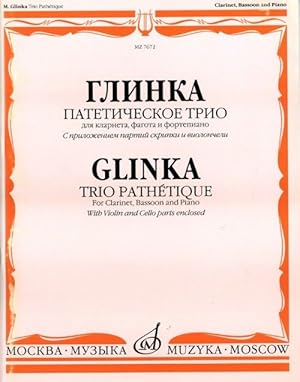 Immagine del venditore per Trio Pathetique for clarinet, bassoon and piano. With violin and cello Book Set of Parts. venduto da Ruslania