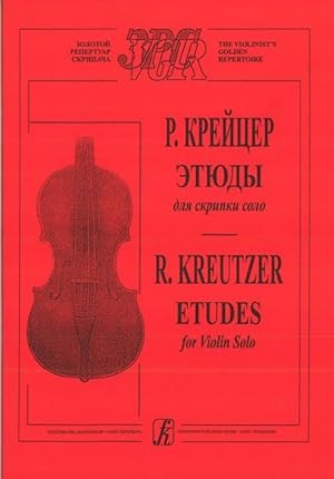 Bild des Verkufers fr Etudes for Violin Solo zum Verkauf von Ruslania