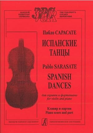 Bild des Verkufers fr Spanish Dances for Violin and Piano. Piano score and part zum Verkauf von Ruslania