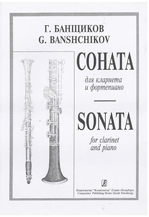 Sonata for clarinet and piano. Piano score and part