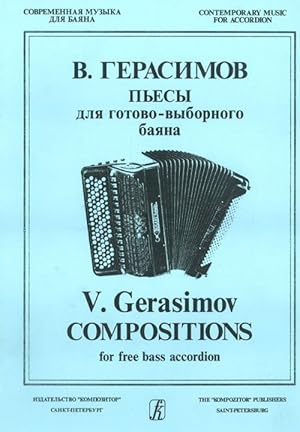 Bild des Verkufers fr Vyacheslav Gerasimov. Compositions for free bass accordion zum Verkauf von Ruslania