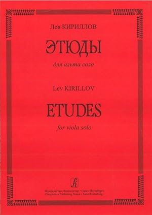 Seller image for Etudes for Viola Solo for sale by Ruslania