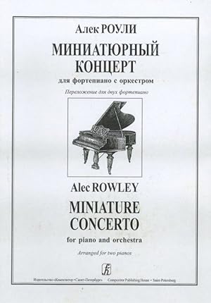 Immagine del venditore per Miniature Concerto for Piano and Orchestra. Arranged for two pianos venduto da Ruslania