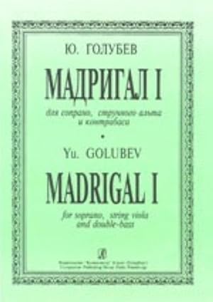 Madrigal I for soprano, string viola and double-bass