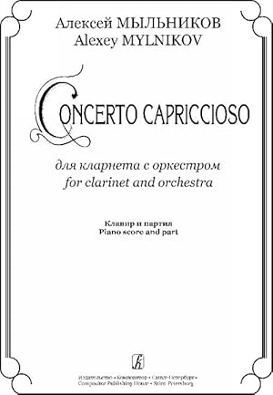 Concerto Capriccioso for Clarinet and Orchestra. Piano score and part