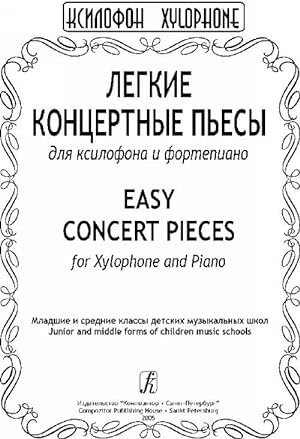 Easy Concert Pieces for Xylophone and Piano