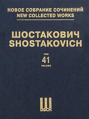 New Collected Works of Dmitri Shostakovich. Vol. 41. Piano Concerto No. 2. Op. 102. Piano score. ...