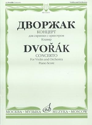 Bild des Verkufers fr Concerto for Violin and Orchestra. Piano Score zum Verkauf von Ruslania