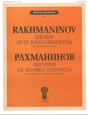 Liturgy of St. John Chrisostom. For mixed choir a cappella. Op. 31.