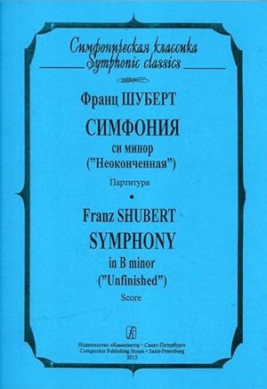 Bild des Verkufers fr Symphony in B minor ("Unfiniched"). Pocket score zum Verkauf von Ruslania