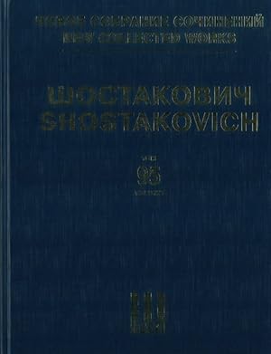 New Collected Works of Dmitri Shostakovich. Vol.95. Six Romances, Op.62. Five Romances, Op.98. Fo...