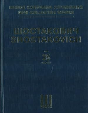 Bild des Verkufers fr New collected works of Dmitri Shostakovich. Vol. 25. Symphony No. 10. Op. 93. Arranged for piano four hands zum Verkauf von Ruslania
