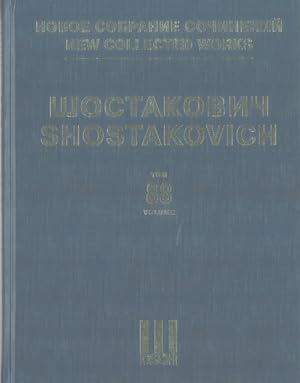 Bild des Verkufers fr New collected works of Dmitri Shostakovich. Vol. 88. Six Romances, Op.62a. For Bass and Symphony Orchestra zum Verkauf von Ruslania