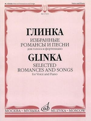 Bild des Verkufers fr Selected Romances and Songs. For voice with piano accompaniment zum Verkauf von Ruslania