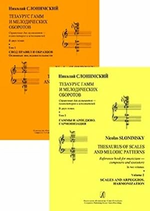 Thesaurus of Scales and Melodic Patterns. Reference book for musicians. In 2 volumes