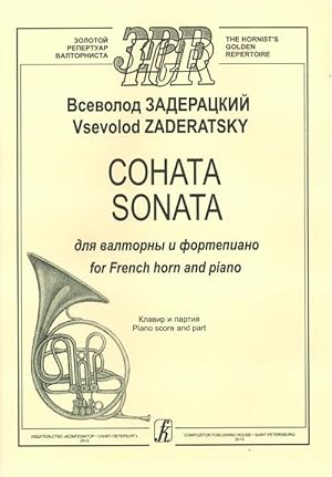 Sonata for French horn & piano. Piano score & part