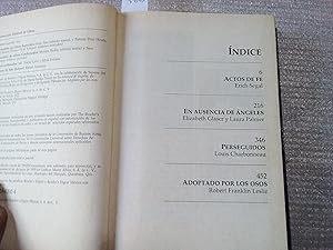 Immagine del venditore per Actos de Fe. En Ausencia de ngeles. Perseguidos. Adoptado por los osos. Pertenece a la Biblioteca de Selecciones. venduto da Librera "Franz Kafka" Mxico.