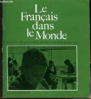 LE FRANCAIS DANS LE MONDE - N°70 - janv-fev 1970 8/ Comment se tenir au courant de la linguistiqu...