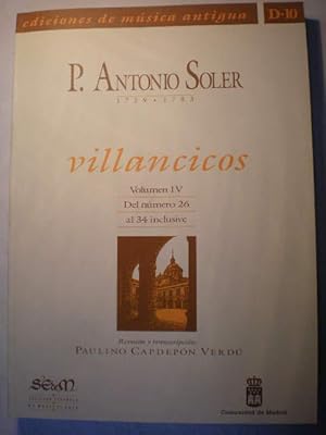 Image du vendeur pour Villancicos Volumen IV ( Del nmero 26 al 34 inclusive) mis en vente par Librera Antonio Azorn