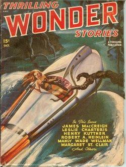 Seller image for THRILLING WONDER Stories: October, Oct. 1947 for sale by Books from the Crypt