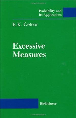 Imagen del vendedor de Excessive Measures.; (Probability and Its Applications.) a la venta por J. HOOD, BOOKSELLERS,    ABAA/ILAB