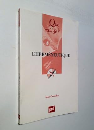 L'Herméneutique. *signed / inscrit*