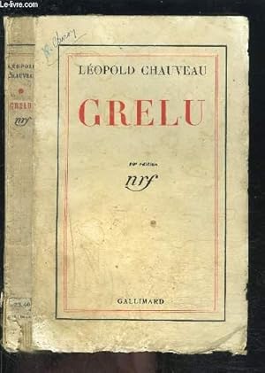 Imagen del vendedor de GRELU a la venta por Le-Livre