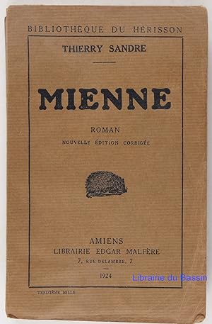 Image du vendeur pour Mienne mis en vente par Librairie du Bassin