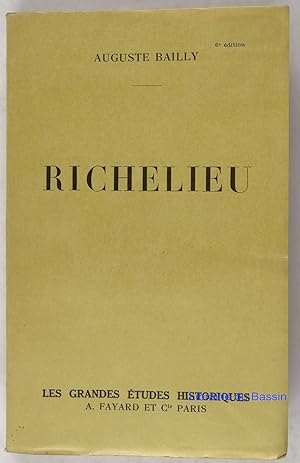 Imagen del vendedor de Richelieu a la venta por Librairie du Bassin