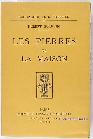 Seller image for Les pierres de la maison for sale by Librairie du Bassin