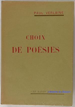 Choix de Poésie