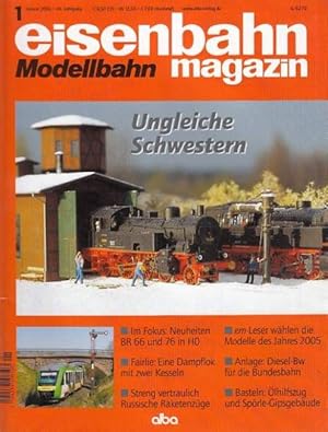 Bild des Verkufers fr Eisenbahn Modellbahn Magazin. 44. Jahrgang. 2006. 13 Hefte. (12 Monatshefte und ein em-Spezial Spielwarenmesse 2006). Vollstndig. zum Verkauf von Antiquariat an der Nikolaikirche