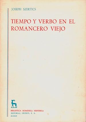 Image du vendeur pour Tiempo y verbo en el romancero viejo mis en vente par The Haunted Bookshop, LLC