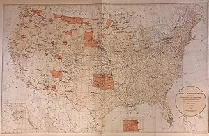 Map showing the location of the Indian Reservations within the limits of the United States and Te...