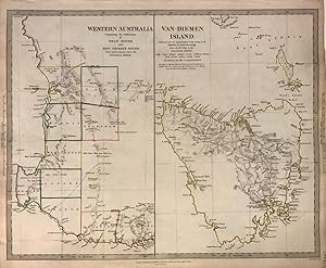 Western Australia Containing the Settlements of Swan River and King George's Sound. Van-Diemen Is...