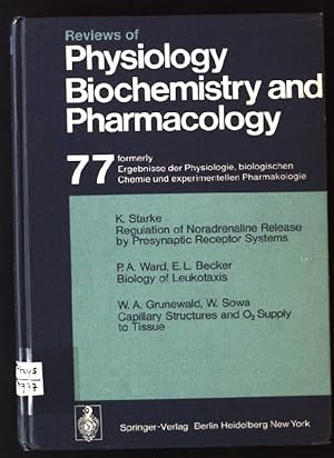 Seller image for Reviews of Physiology, Biochemistry and Pharmacology; 77, Ergebnisse der Physiologie, biologischen Chemie und experimentellen Pharmakologie for sale by books4less (Versandantiquariat Petra Gros GmbH & Co. KG)