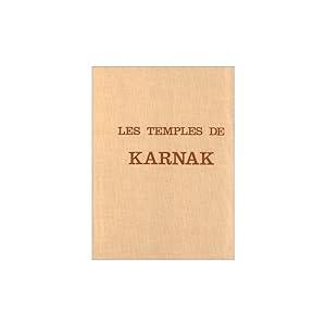 Image du vendeur pour Les Temples de Karnak : Contribution  l'tude de la pense pharaonique, coffret de 2 volumes mis en vente par SARL Pages et brocante