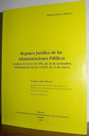Imagen del vendedor de REGIMEN JURIDICO DE LAS ADMINISTRACIONES PUBLICAS a la venta por Fbula Libros (Librera Jimnez-Bravo)
