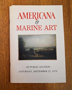 Americana [& Marine Art], at unreserved public auction . together with A Library on American Anti...