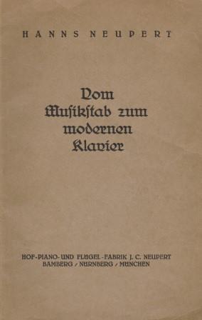 Immagine del venditore per Vom Musikstab zum modernen Klavier. Eine Entwicklungsgeschichte der Klavierinstrumente. venduto da Musikantiquariat Marion Neugebauer