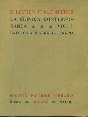 Immagine del venditore per La clinica contemporanea vol I Patologia generale - terapia venduto da Librodifaccia