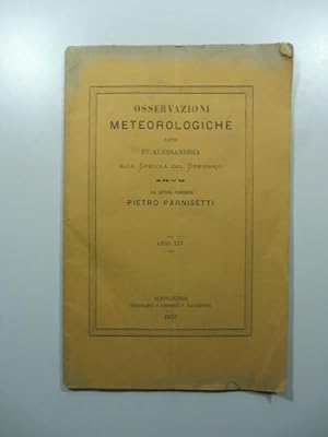 Osservazioni meteorologiche fatte in Alessandria alla Specola del Seminario 1878