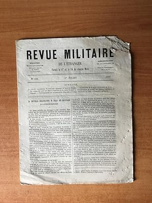 Image du vendeur pour REVUE MILITAIRE DE L'ETRANGER : n 506 : la nouvelle organisation du train des quipages en Autirche-Hongrie mis en vente par KEMOLA