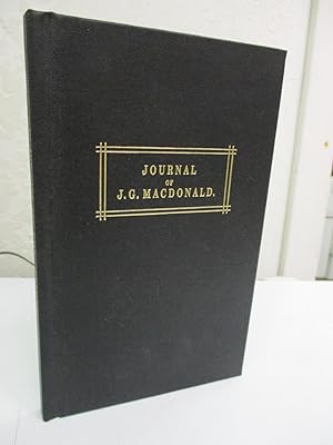 Imagen del vendedor de Journal of J.G. Macdonald, on an expedition from Port Denison to the Gulf of Carpentaria and Back. a la venta por Zephyr Books